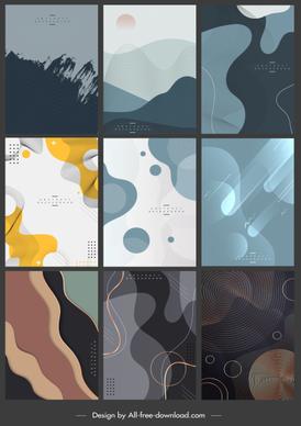 abstract background templates dark bright dynamic flat