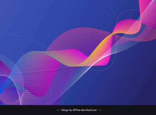 abstract curve background template contrast dynamic abstract waves