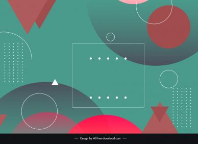 abstract geometric background template elegant flat classic