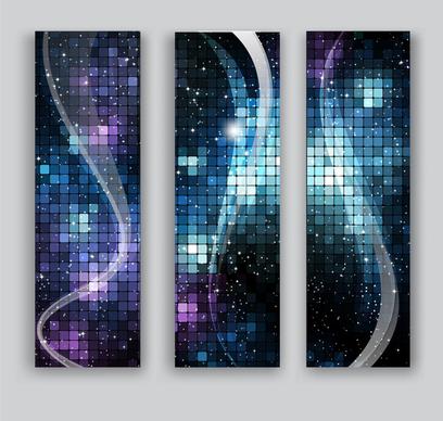 disco light banner background