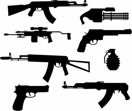 Gun Silhouette Collection