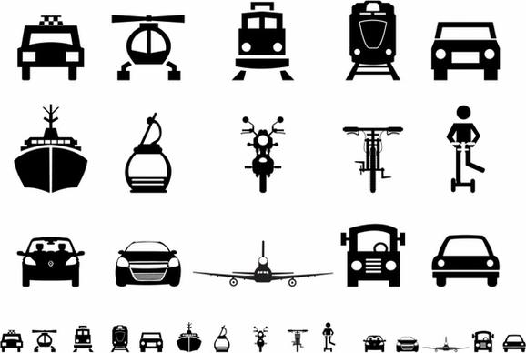 Transport icons