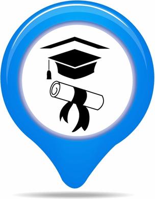 University map pointer