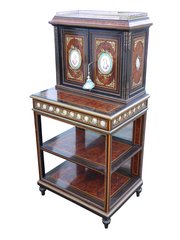 19th Century Amboyna And Ebony Cabinet