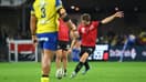 Baptiste Serin lors du match de Top 14 entre Clermont et Toulon, 6 octobre 2024