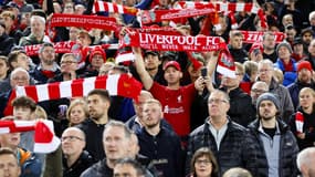 Des supporters de Liverpool à Anfield en 2022