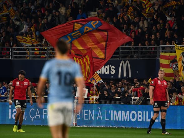 Les supporters de l'USAP en 2024.