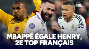 Ligue des champions : Mbappé égale Henry comme 2e meilleur buteur français