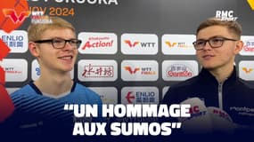 WTT Finals Fukuoka : Une célébration “en hommage aux sumos”, expliquent les frères Lebrun