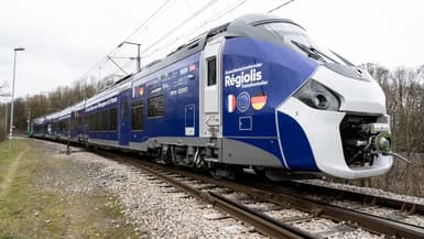 La rame Coradia Polyvalent d'Alstom capable de rouler sur les réseaux français et allemand