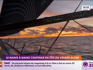 Le mano à mano continue en tête du Vendée Globe