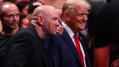 Dana White et Donald Trump.