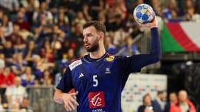 Nedim Remili lors de la demi-finale de l'Euro de handball, le 26 janvier 2024.