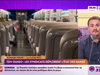 TGV Ouigo: les syndicats déplorent l'état des rames