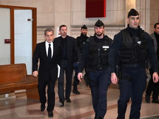 Nicolas Sarkozy à son arrivée au tribunal de Paris le 8 décembre 2022.