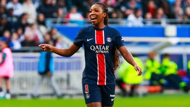 La milieu Grace Geyoro pendant un match du PSG en novembre 2024