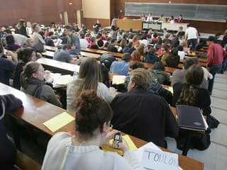 Dans un amphithéâtre d'une fac française. (Illustration)