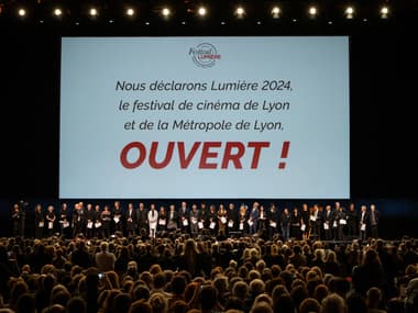 L'ouverture du festival Lumière à Lyon, le 12 octobre 2024.