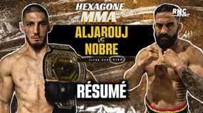 Résumé - Hexagone MMA (-57kg) : Un combat expéditif entre Michael Aljarouj et Pedro Nobre pour le titre Flyweight