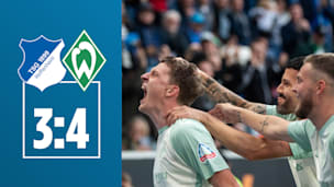 0:3 nach 12 Minuten und dann ...: Werder-Wahnsinn in Hoffenheim