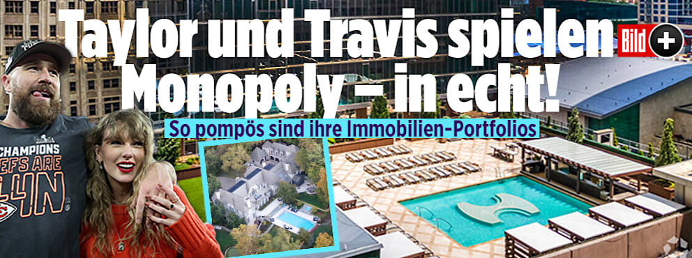 Taylor Swift und Travis Kelce: So pompös sind ihre Immobilien-Portfolios