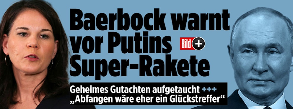 Geheimpapier enthüllt! Deutschland ist Putin-Rakete ausgeliefert