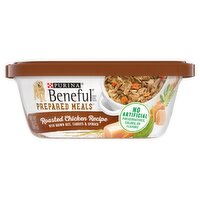 Purina Beneful Prepared Meals Roasted Chicken Recipe Dog Food, 10 oz