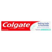 Colgate Baking Soda & Peroxide Whitening Frosty Mint Stripe Gel Toothpaste, 6.0 oz