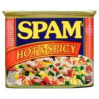 SPAM Hot & Spicy Canned Cooked Meat, 12 oz