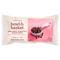 Bowl & Basket Semi-Sweet Chocolate Baking Chips, 12 oz