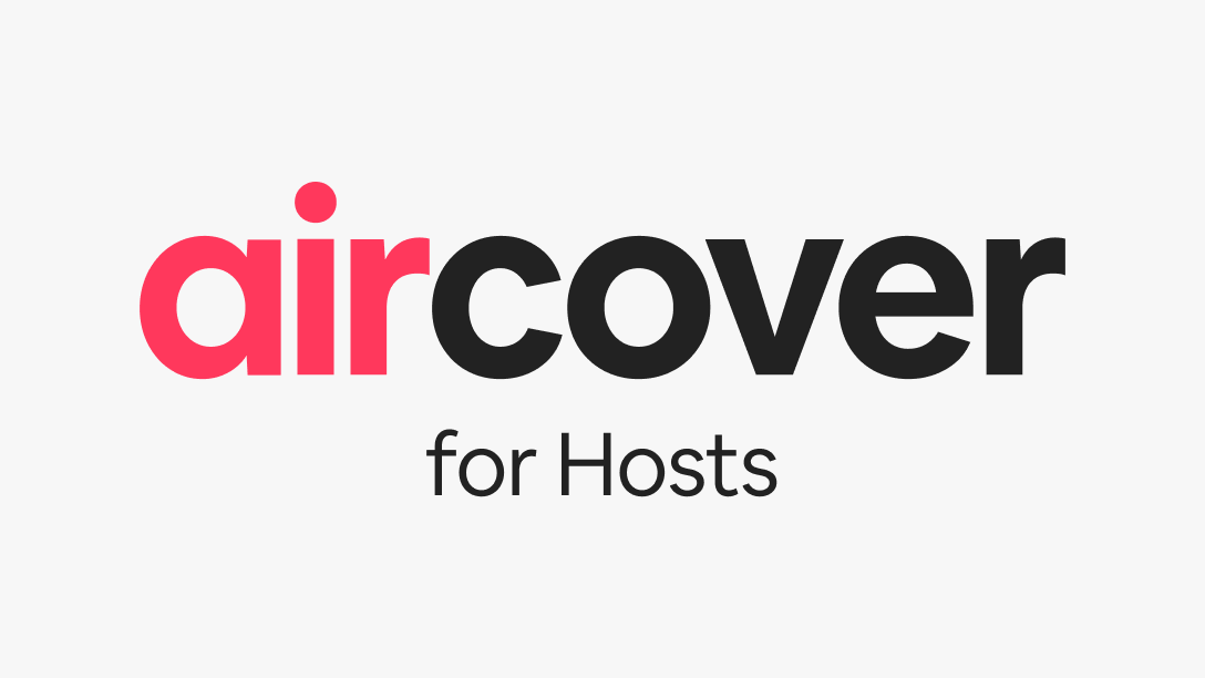 现代风格的彩色文字，内容为「AirCover 房东版」。