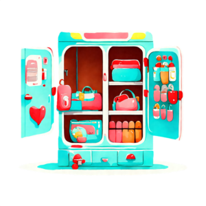 Download Refrigerator with Open Doors and Various Items Inside PNG ...