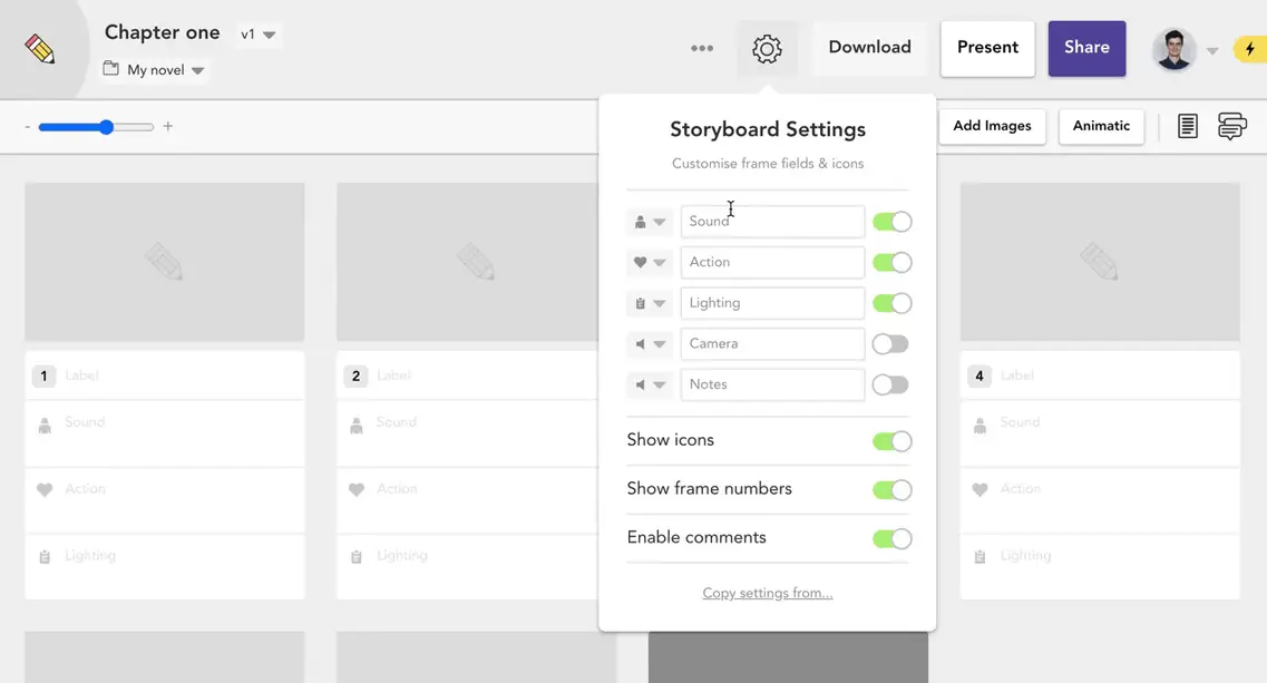 storyboard-novel-fields