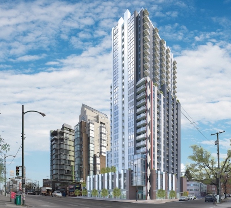 May 2019 artistic rendering for 2538 Birch Street (formerly 1296 West Broadway) in Vancouver. (IBI Group / Jameson Development Group)