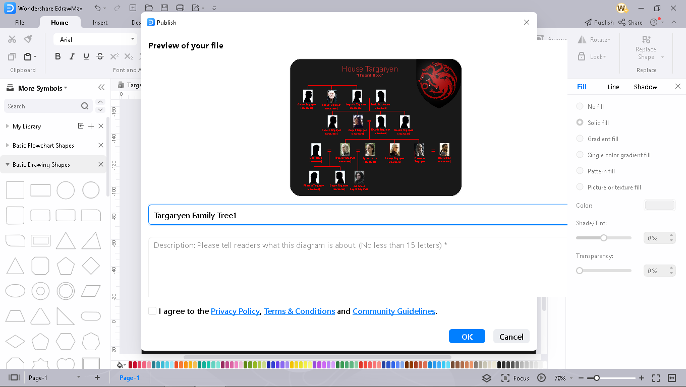 share edrawmax family tree diagram