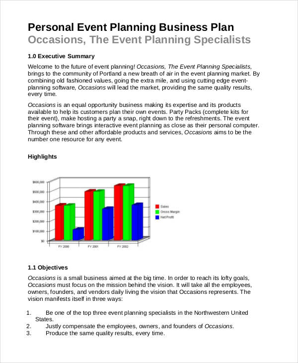 Event Planning Business Proposal