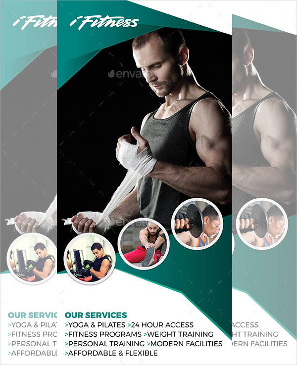 Roll Up Fitness Advertising Banner