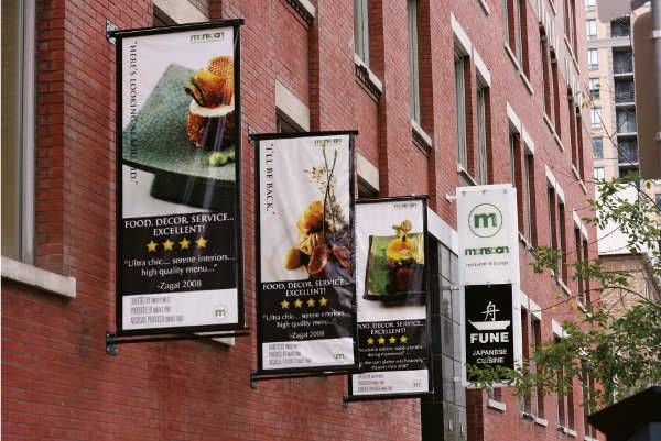 Advertising Restaurant Hanging Banner