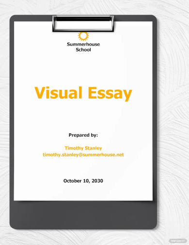 Visual Essay Template