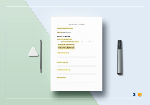 Advertising Contract Template