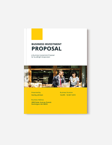 Business Investment Proposal Template