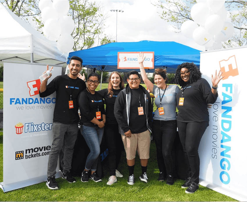 Fandango volunteers