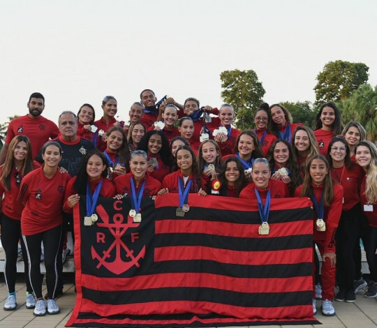 Flamengo vence as 11 provas da categoria sênior no Campeonato Brasileiro de Nado Artístico