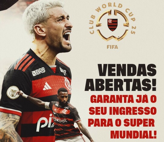 Venda de ingressos no setor da torcida do Flamengo para o Super Mundial de Clubes da Fifa 