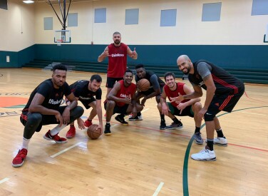 Treino do FlaBasquete em Orlando