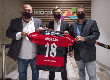 Chegada ao Rio de Janeiro do jogador Andreas Pereira - 20-08-2021