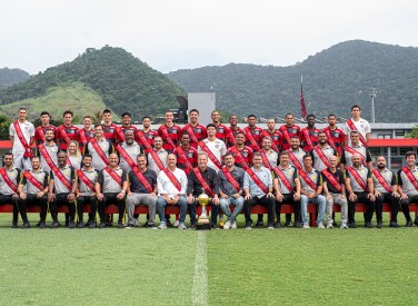 Foto Oficial_Elenco Campeão da Copa Libertadores_U20_CT George Helal_08-04-2024