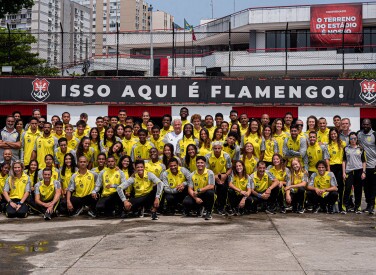 Elenco que viajará para o Campeonato Brasileiro de Remo_08-10-2024_Foto: Paula Reis / Flamengo