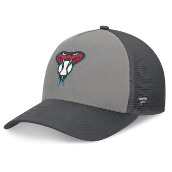 Arizona Diamondbacks Fanatics A-Frame Trucker Adjustable Hat - Gray/Graphite