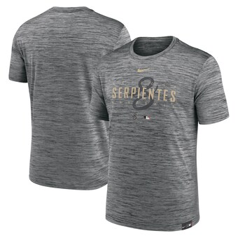 Arizona Diamondbacks Nike City Connect Velocity Practice Performance T-Shirt - Anthracite